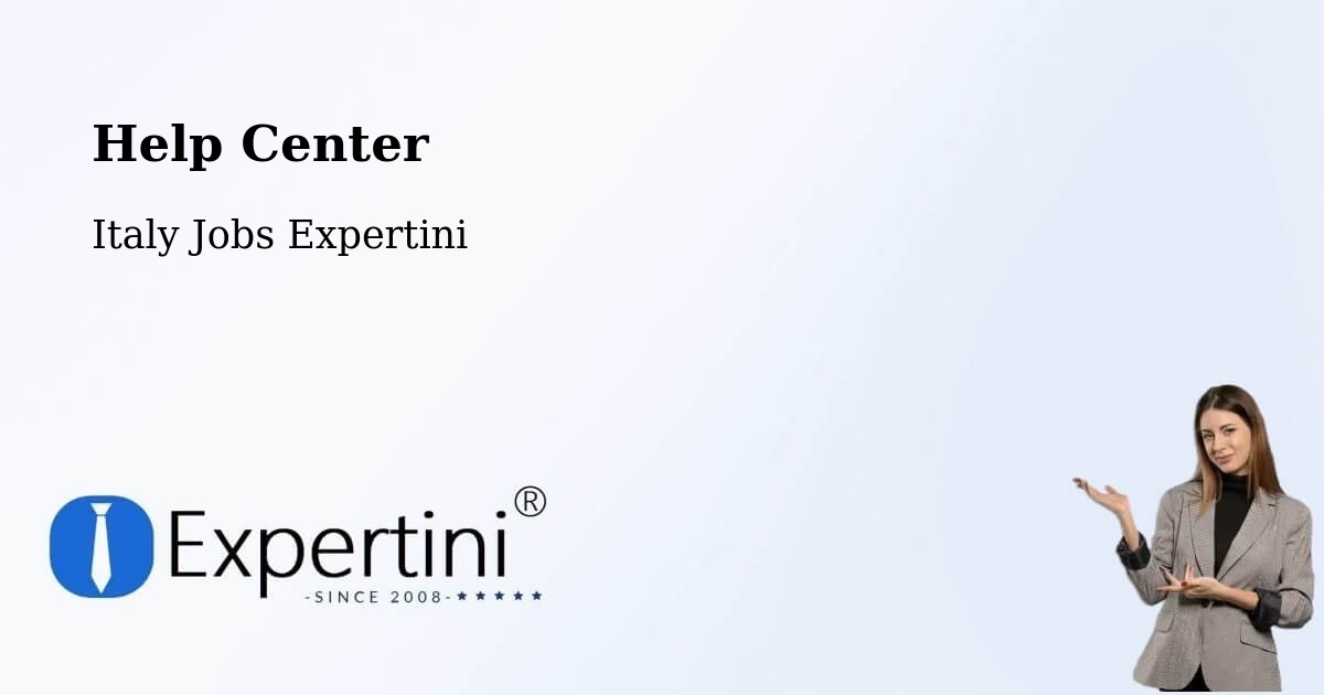 Help Center – Panni - Italy Jobs Expertini